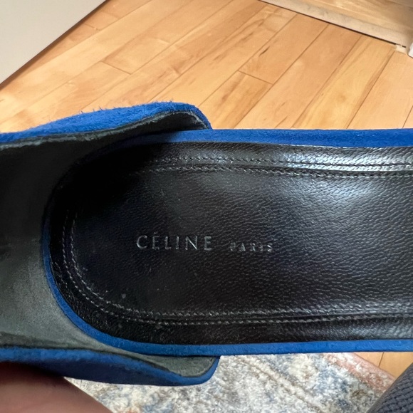 Celine Blue Ankle Strap Sandals - Picture 3 of 5
